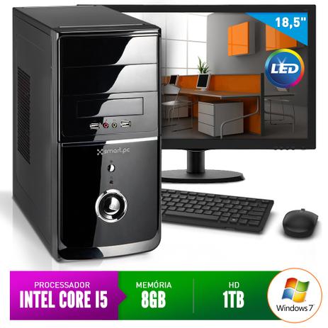 Computador Smart Pc 80230 Intel Core i5 (8GB HD 1TB) + Monitor 18,5” Windows 7 é boa?