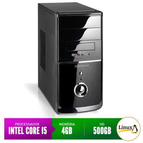 Menor preço em Computador Smart Pc 80232 Intel Core i5 (4GB HD 500GB) Linux