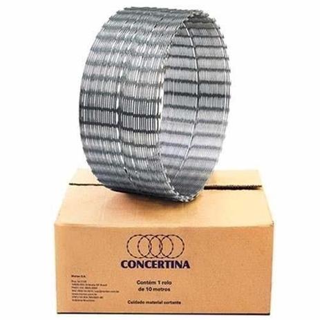 Concertina Ouriço Cerca Arame Farpado Proteção 450mm Scudo Menor preço em Concertina Ouriço Cerca Arame Farpado Proteção 450mm Scudo