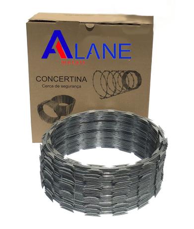 Concertina Rolo 30cm Cerca 10 Metros - Alane metais Menor preço em Concertina Rolo 30cm Cerca 10 Metros - Alane metais