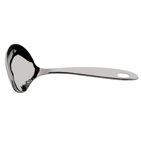 Concha de Aço Inox para Molho 21cm Linha Jornata 1649/339 Brinox Menor preço em Concha de Aço Inox para Molho 21cm Linha Jornata 1649/339 Brinox