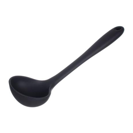 Concha de Silicone Utensílios de Cozinha 27 cm Preto - Weck Menor preço em Concha de Silicone Utensílios de Cozinha 27 cm Preto - Weck