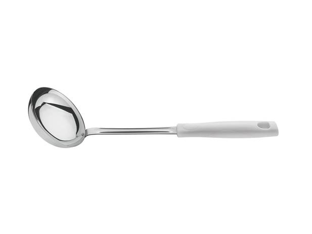Concha easy branco lamina de aco inox e cabo de polipropileno tramontina Menor preço em Concha easy branco lamina de aco inox e cabo de polipropileno tramontina