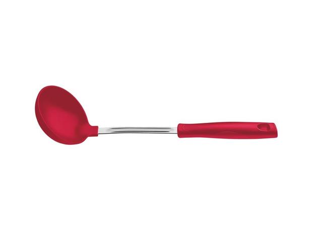 Concha easy vermelho concha de nylon haste de aco inox e cabo de polipropileno tramontina Menor preço em Concha easy vermelho concha de nylon haste de aco inox e cabo de polipropileno tramontina