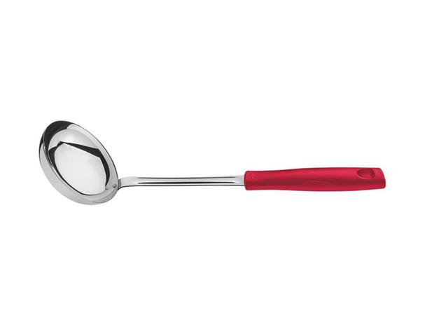 Concha easy vermelho lamina de aco inox e cabo de polipropileno tramontina Menor preço em Concha easy vermelho lamina de aco inox e cabo de polipropileno tramontina