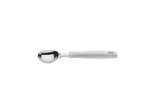Concha para sorvete easy branco lamina de aco inox e cabo de polipropileno tramontina Menor preço em Concha para sorvete easy branco lamina de aco inox e cabo de polipropileno tramontina