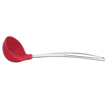 Concha Silicone 30 cm Vermelho Brinox Menor preço em Concha Silicone 30 cm Vermelho Brinox