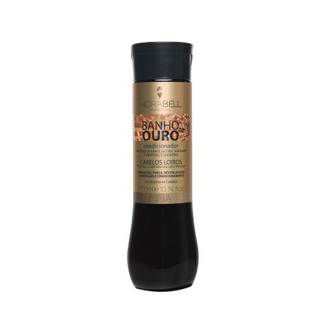 Condicionador Banho de Ouro Cabelos Loiros 300ml - Hidrabell Menor preço em Condicionador Banho de Ouro Cabelos Loiros 300ml - Hidrabell