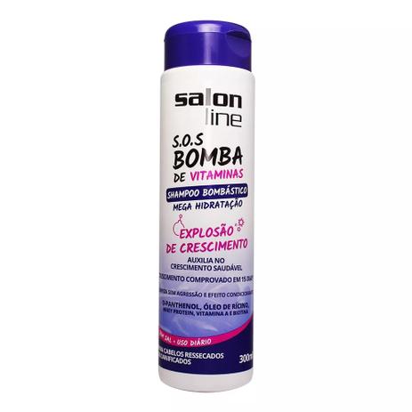 Condicionador Bombástico Salon Line S.O.S Bomba 300Ml Menor preço em Condicionador Bombástico Salon Line S.O.S Bomba 300Ml