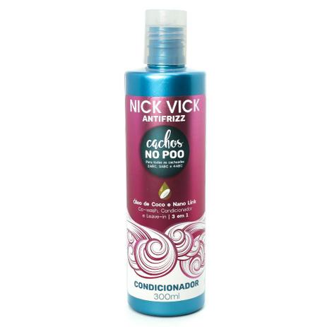 Condicionador Cachos No Poo Nick Vick Antifrizz 300ml - Nick vick Menor preço em Condicionador Cachos No Poo Nick Vick Antifrizz 300ml - Nick vick