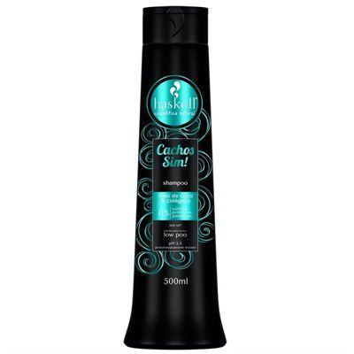 Condicionador Cachos Sim 500ml Haskell Menor preço em Condicionador Cachos Sim 500ml Haskell