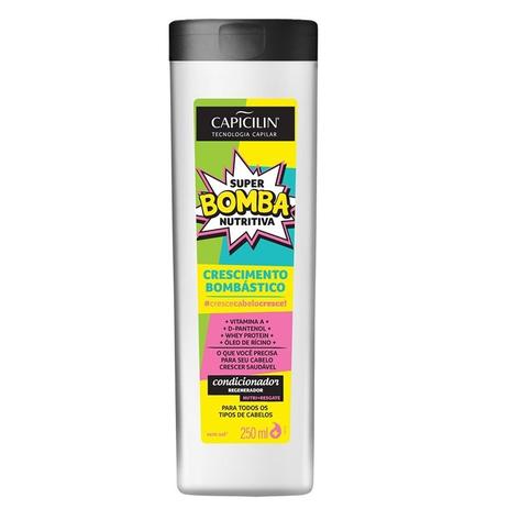 Condicionador Capicilin Super Bomba Nutritiva 250ml Menor preço em Condicionador Capicilin Super Bomba Nutritiva 250ml