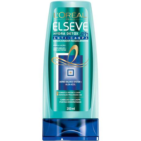 Menor preço em Condicionador Elseve Hydra Detox 48h Anti-Caspa 200ml