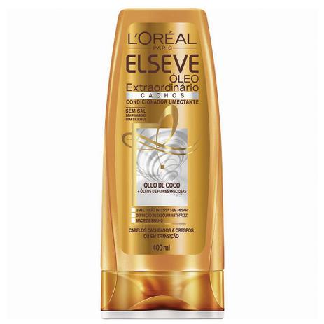 Condicionador Elseve Óleo Extraordinário Cachos - 400mL - Loreal - dpgp - hpc Menor preço em Condicionador Elseve Óleo Extraordinário Cachos - 400mL - Loreal - dpgp - hpc