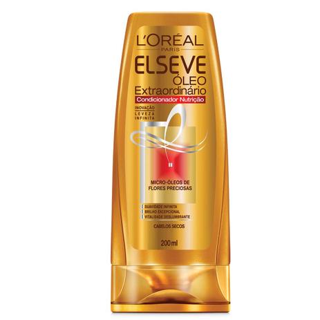 Condicionador Elseve Óleo Extraordinário Nutrição 200ml - L'oréal Menor preço em Condicionador Elseve Óleo Extraordinário Nutrição 200ml - L'oréal