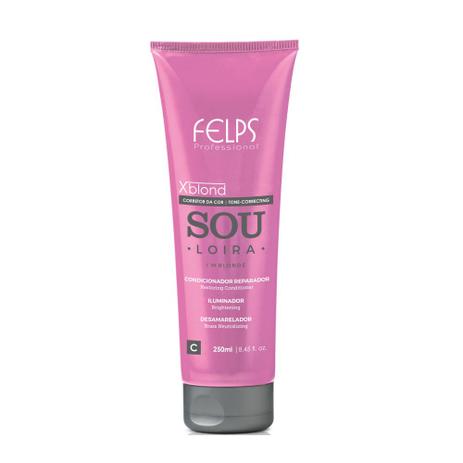 Condicionador - Felps Profissional Xblond Sou Loira - 250ml Menor preço em Condicionador - Felps Profissional Xblond Sou Loira - 250ml