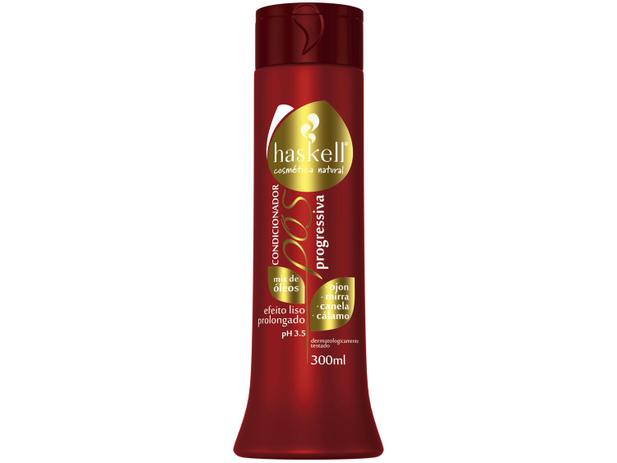 Condicionador Haskell Profissional Pós Progressiva - Efeito Liso Prolongado 300ml Menor preço em Condicionador Haskell Profissional Pós Progressiva - Efeito Liso Prolongado 300ml