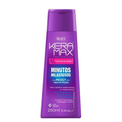 Condicionador Keramax Skafe Minutos Milagrosos 250ml Menor preço em Condicionador Keramax Skafe Minutos Milagrosos 250ml