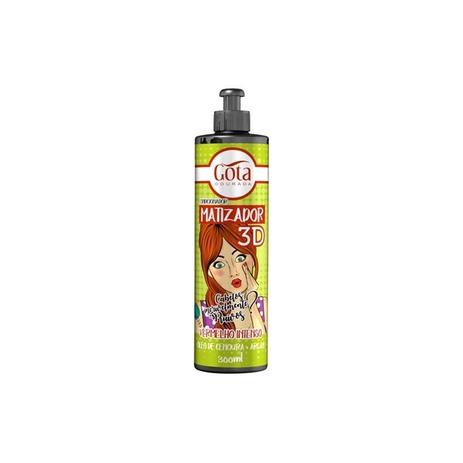 Condicionador Matizador Gota Dourada 3D Vermelho Intenso 300Ml Menor preço em Condicionador Matizador Gota Dourada 3D Vermelho Intenso 300Ml