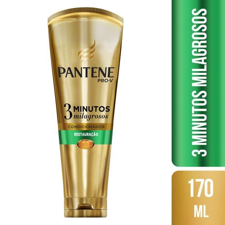 Condicionador Pantene 3 Minutos Milagrosos Restauração 170ml Menor preço em Condicionador Pantene 3 Minutos Milagrosos Restauração 170ml