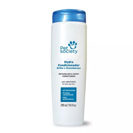 Condicionador Pet Society Hydra Brilho e Desembaraço 290 mL Menor preço em Condicionador Pet Society Hydra Brilho e Desembaraço 290 mL