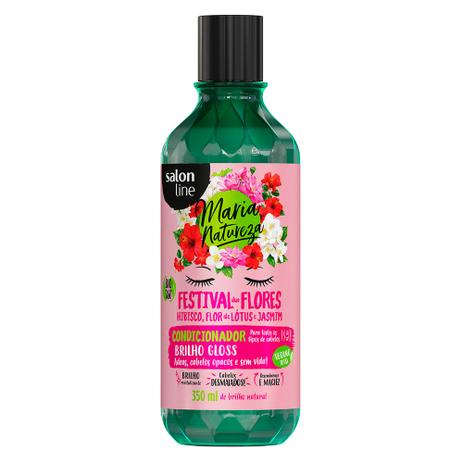 Condicionador salon line - maria natureza festival das flores brilho - 350ml Menor preço em Condicionador salon line - maria natureza festival das flores brilho - 350ml