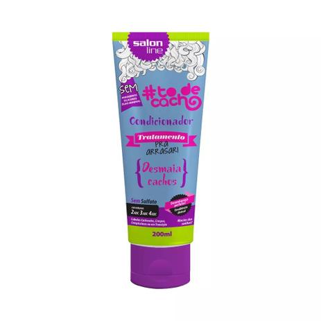 Condicionador Salon Line TodeCacho Trat P/ Arrasar No Poo 200Ml Menor preço em Condicionador Salon Line TodeCacho Trat P/ Arrasar No Poo 200Ml