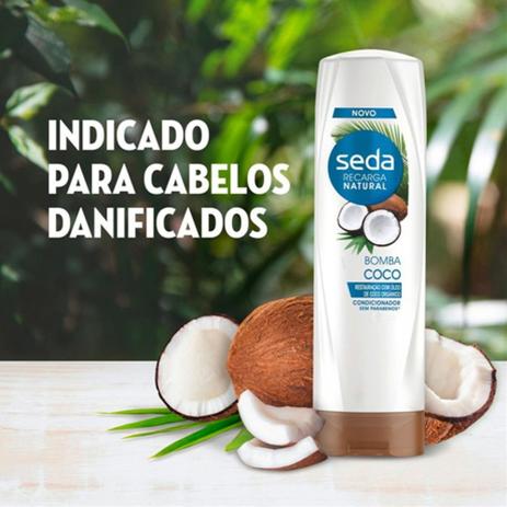 Condicionador Seda Bomba Coco - 325ml Menor preço em Condicionador Seda Bomba Coco - 325ml