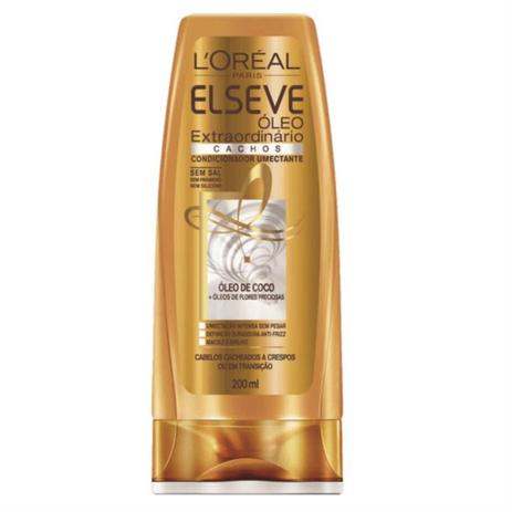Condicionador uso diário elséve 200ml óleo extraordinário cachos Menor preço em Condicionador uso diário elséve 200ml óleo extraordinário cachos
