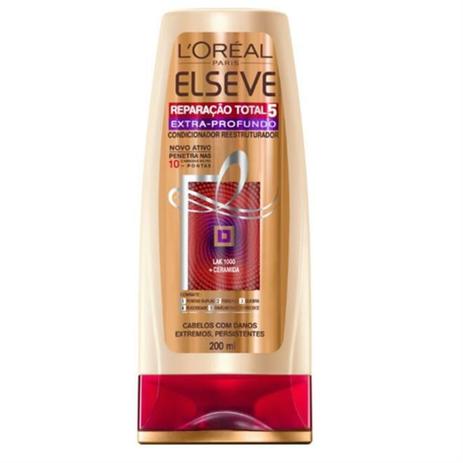 Condicionador uso diário elséve 200ml reparação total5 extra profundo Menor preço em Condicionador uso diário elséve 200ml reparação total5 extra profundo