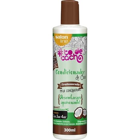 Condicionador uso diário salon line 300ml coco todecacho - Seu gil Menor preço em Condicionador uso diário salon line 300ml coco todecacho - Seu gil