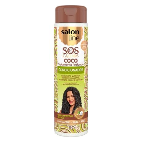 Condicionador uso diário salon line 300ml meu liso coco - Seu gil Menor preço em Condicionador uso diário salon line 300ml meu liso coco - Seu gil