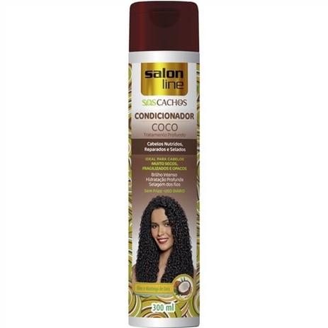 Condicionador uso diário salon line 300ml sos coco - Seu gil Menor preço em Condicionador uso diário salon line 300ml sos coco - Seu gil