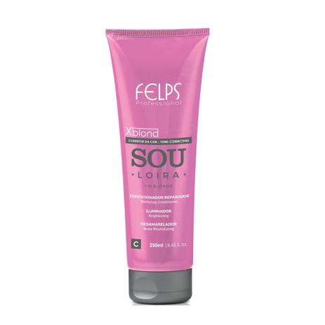 Condicionador Xblond Sou Loira Felps 250ml - Felps profissional Menor preço em Condicionador Xblond Sou Loira Felps 250ml - Felps profissional