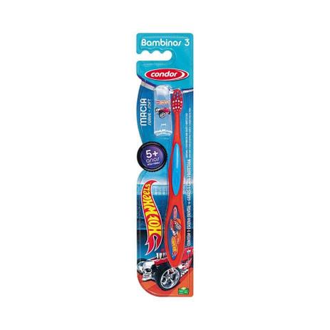 Condor Hot Wheels Escova C/ Protetor 5 Ano Menor preço em Condor Hot Wheels Escova C/ Protetor 5 Ano