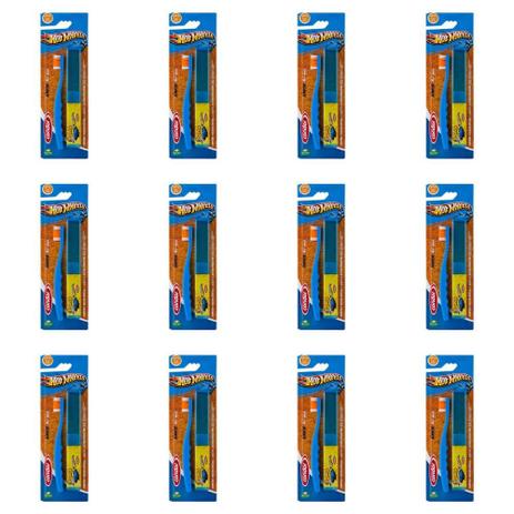 Condor Hot Wheels Escova Dental C/ Estojo 4 Anos (Kit C/12) Menor preço em Condor Hot Wheels Escova Dental C/ Estojo 4 Anos (Kit C/12)