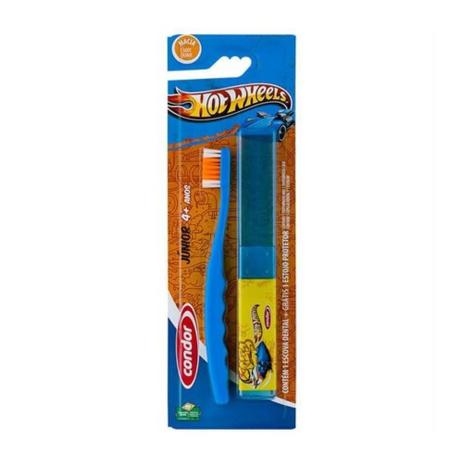 Condor Hot Wheels Escova Dental C/ Estojo 4 Anos é boa?