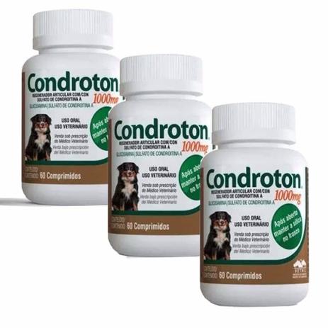 Condroton 1000 Kit 3 Unidades Total 180 Comprimidos - Vetnil é boa?