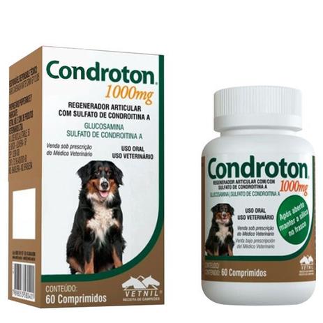 Condroton 1000 Mg Para Cães - 60 Comprimidos Vetnil é ruim? Condroton 1000 Mg Para Cães - 60 Comprimidos Vetnil é boa?