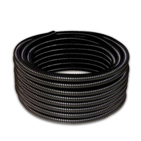 Conduíte Espiralado Flexível Preto 1/2 Rolo C/ 25 Metros Antichama - Deplast Menor preço em Conduíte Espiralado Flexível Preto 1/2 Rolo C/ 25 Metros Antichama - Deplast