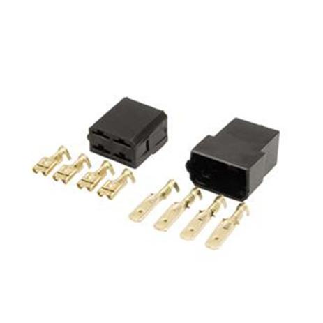 Conector 4 Vias Encaixe Som Soquete Plug Com Terminais - 10 unidades - Permak Menor preço em Conector 4 Vias Encaixe Som Soquete Plug Com Terminais - 10 unidades - Permak