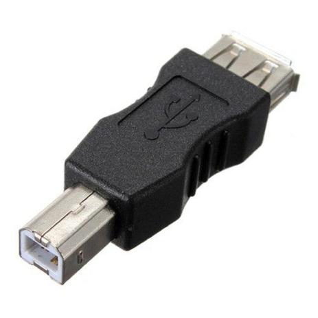Conector Adaptador Impressora Usb 2.0 Tipo B Macho Usb Fêmea - Js Technology Menor preço em Conector Adaptador Impressora Usb 2.0 Tipo B Macho Usb Fêmea - Js Technology