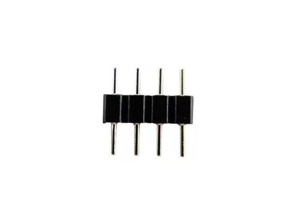 Conector Agulha Macho 4 Pinos Para Fita LED RGB 5050 E 3528 Emenda - Ddy Menor preço em Conector Agulha Macho 4 Pinos Para Fita LED RGB 5050 E 3528 Emenda - Ddy