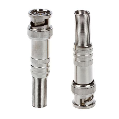 Conector bnc c/mola 4mm parafuso c/10 pçs - Hcl Menor preço em Conector bnc c/mola 4mm parafuso c/10 pçs - Hcl
