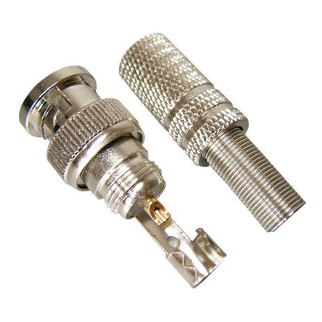 Conector BNC com Mola e Parafuso Coaxial CFTV - 25 Unidades - Xdgtl Menor preço em Conector BNC com Mola e Parafuso Coaxial CFTV - 25 Unidades - Xdgtl