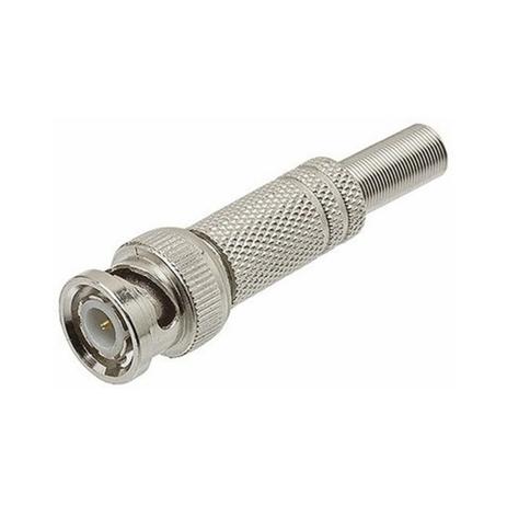 Conector Bnc com Mola para Solda - Cftv Menor preço em Conector Bnc com Mola para Solda - Cftv