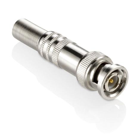 Conector Bnc De Mola C/ Parafuso Cabo Coaxial 6Mm - Fontek Menor preço em Conector Bnc De Mola C/ Parafuso Cabo Coaxial 6Mm - Fontek