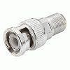 Conector bnc femea x macho - Generico Menor preço em Conector bnc femea x macho - Generico