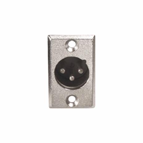 Conector Cannon XLR Macho Painel - SK 048 CSR Menor preço em Conector Cannon XLR Macho Painel - SK 048 CSR
