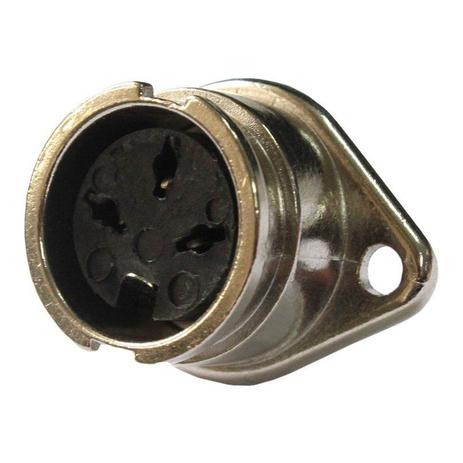 Conector Circular Fêmea 3 vias 5A Metaltex Menor preço em Conector Circular Fêmea 3 vias 5A Metaltex